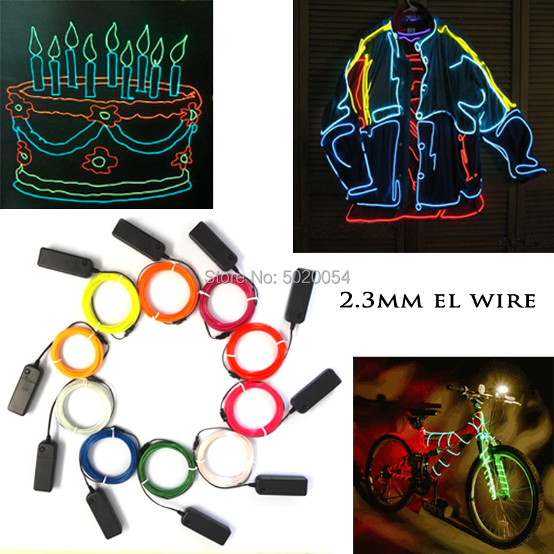 Car Accessories Youtube - 5M El wire Waterproof Glow Cable