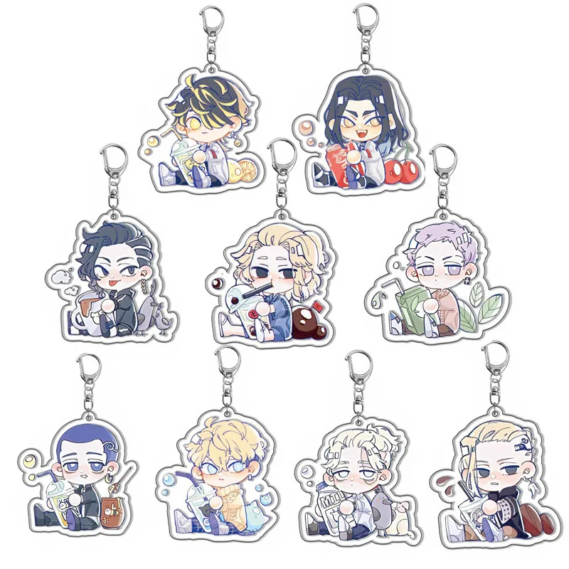 Car Accessories In Tokyo - Anime Tokyo Revengers Keychain Acrylic Plastic