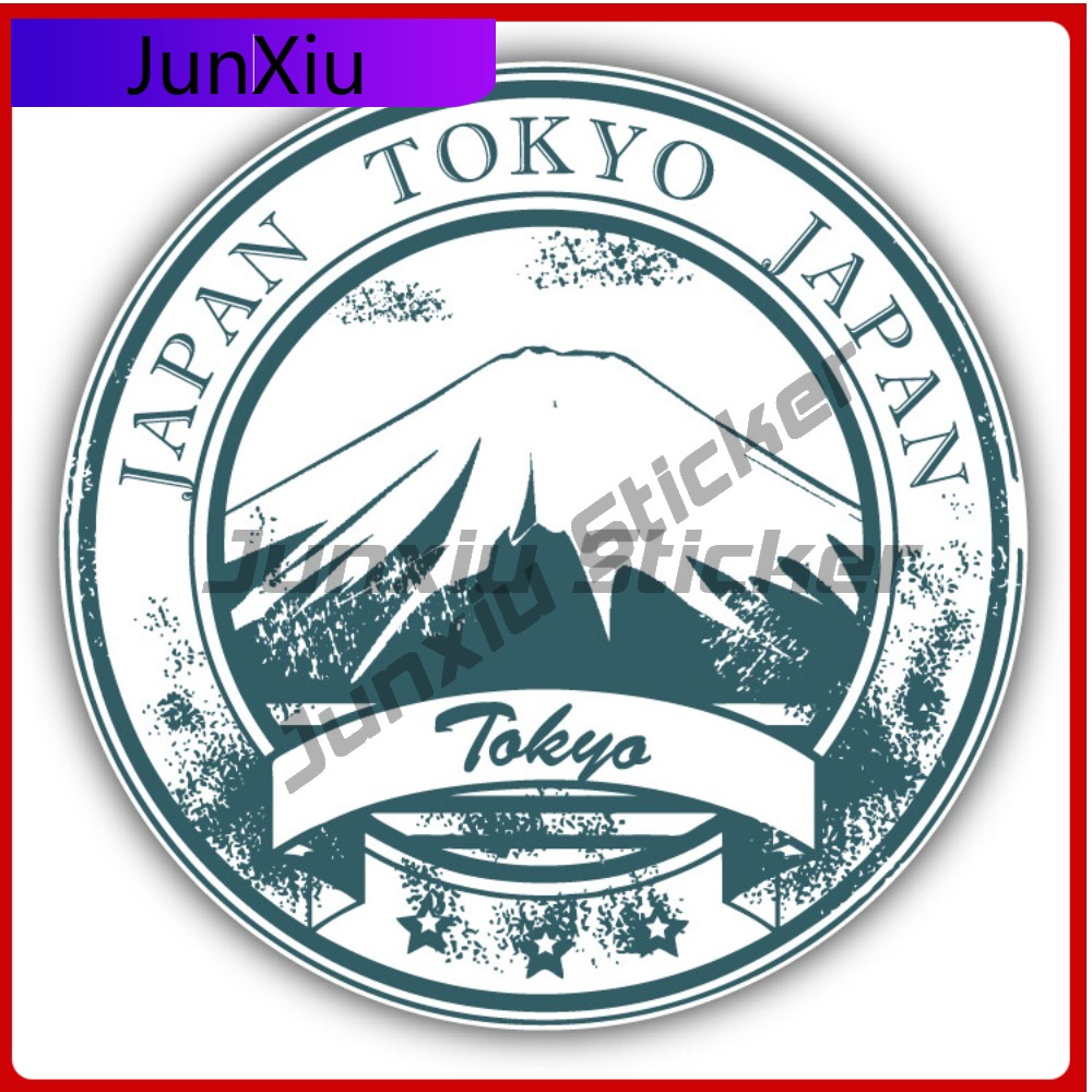 Car Accessories In Tokyo - Tokyo Japan Creative Sticker Travel Stamp