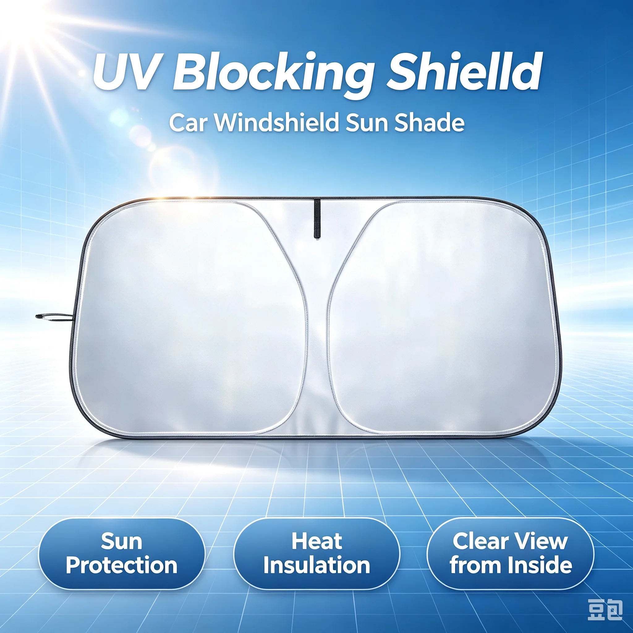 Car Accessories Company - Car Front Window Sunshade UV Protection