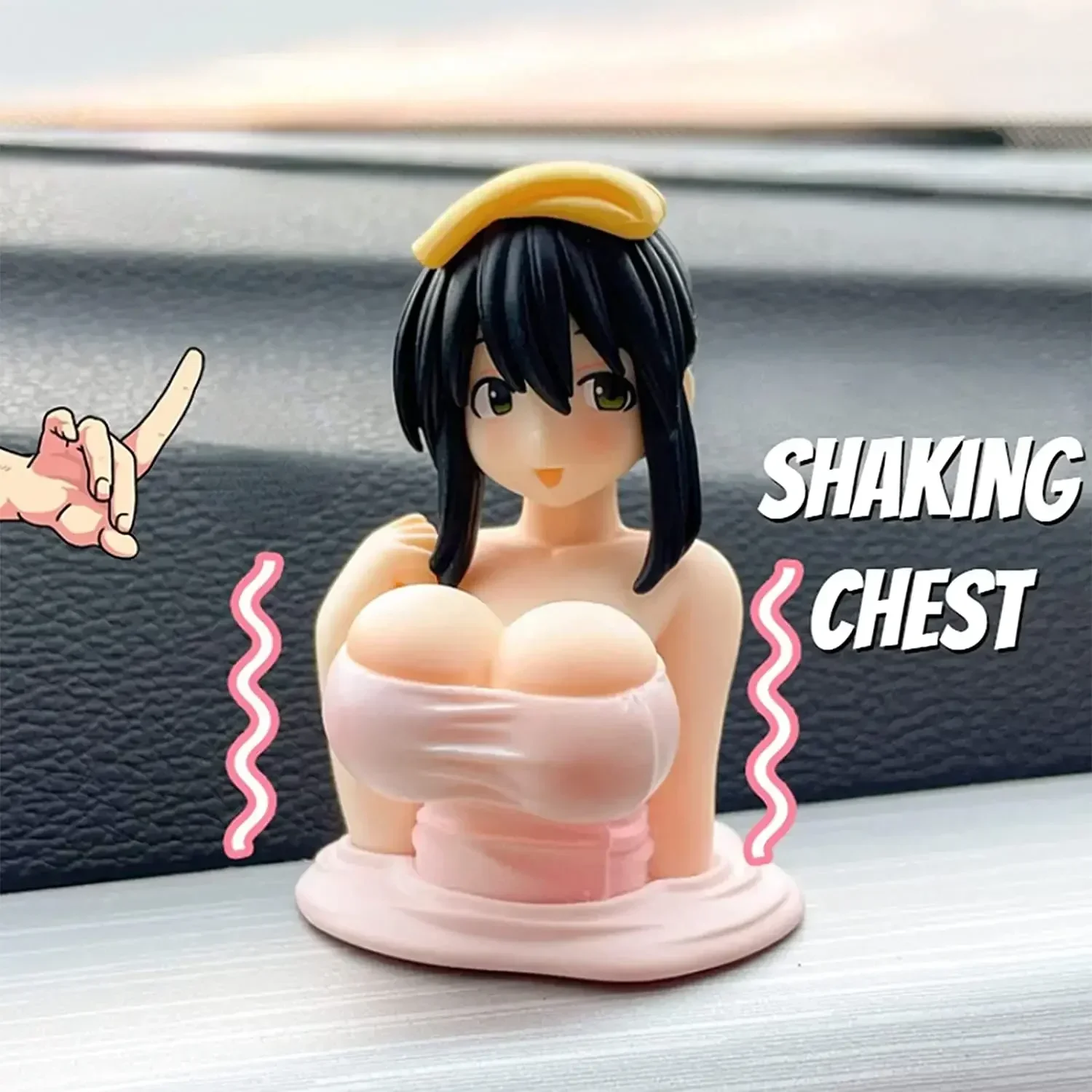 Sexy Anime Shaking Boobs Conso - огляд і ціна Car Accessories Girl