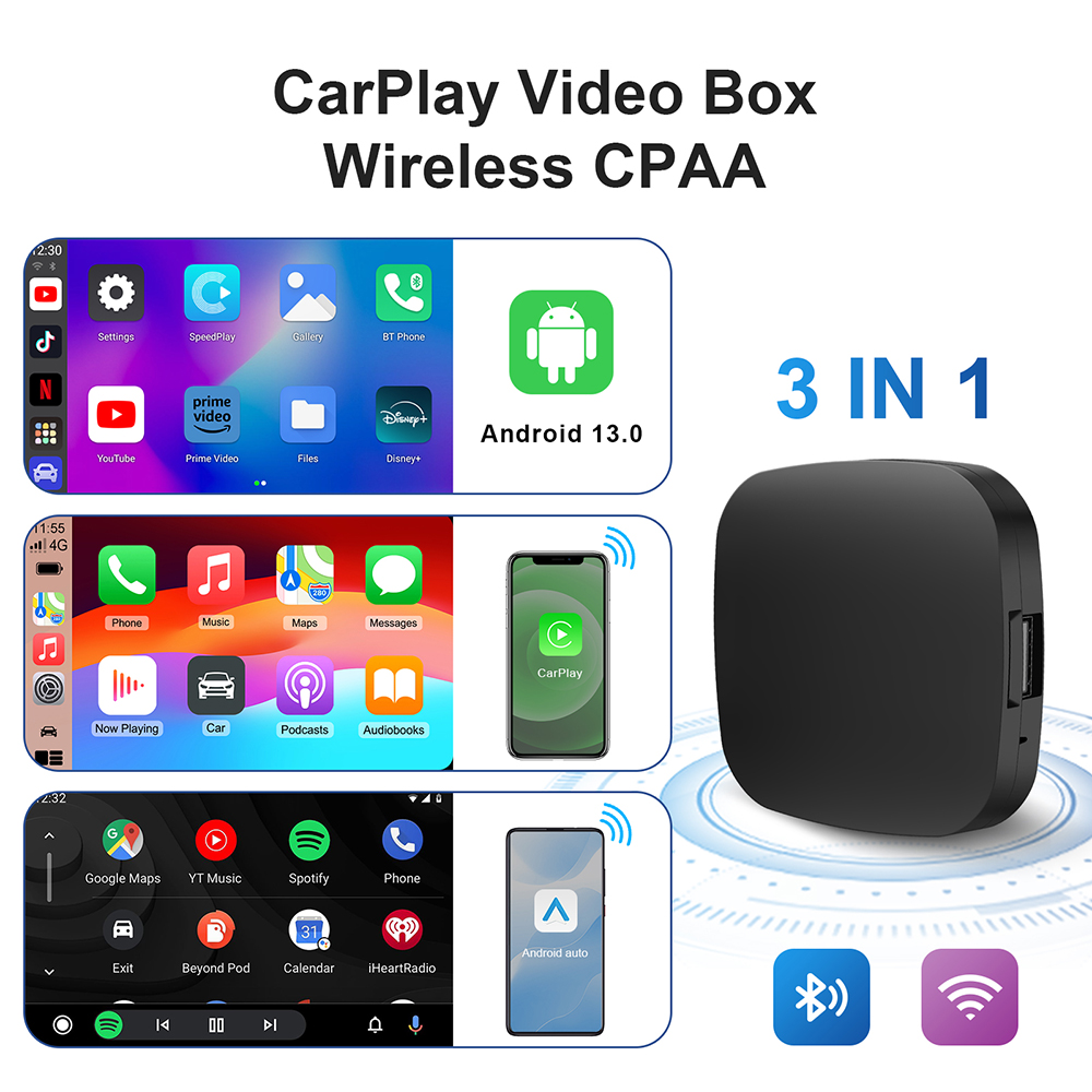 New 3 in 1 Wireless Carplay&An - огляд і ціна Car Accessories Youtube