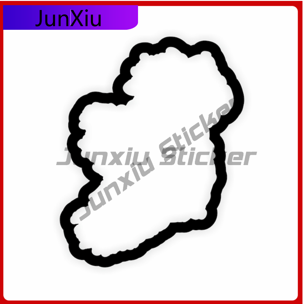 Ireland Outline Sticker High Q - огляд і ціна Car Accessories Ireland