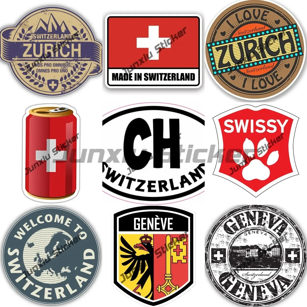 Swissy Sticker Circular Seal S - огляд і ціна Car Accessories Zurich