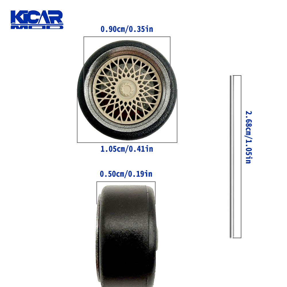 1/64 Model Car Wheels with Rub - огляд і ціна Car Accessories Company