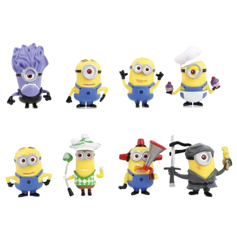 8 Pcs/1set 52TOYS Minions Cart - огляд і ціна Car Accessories Walmart