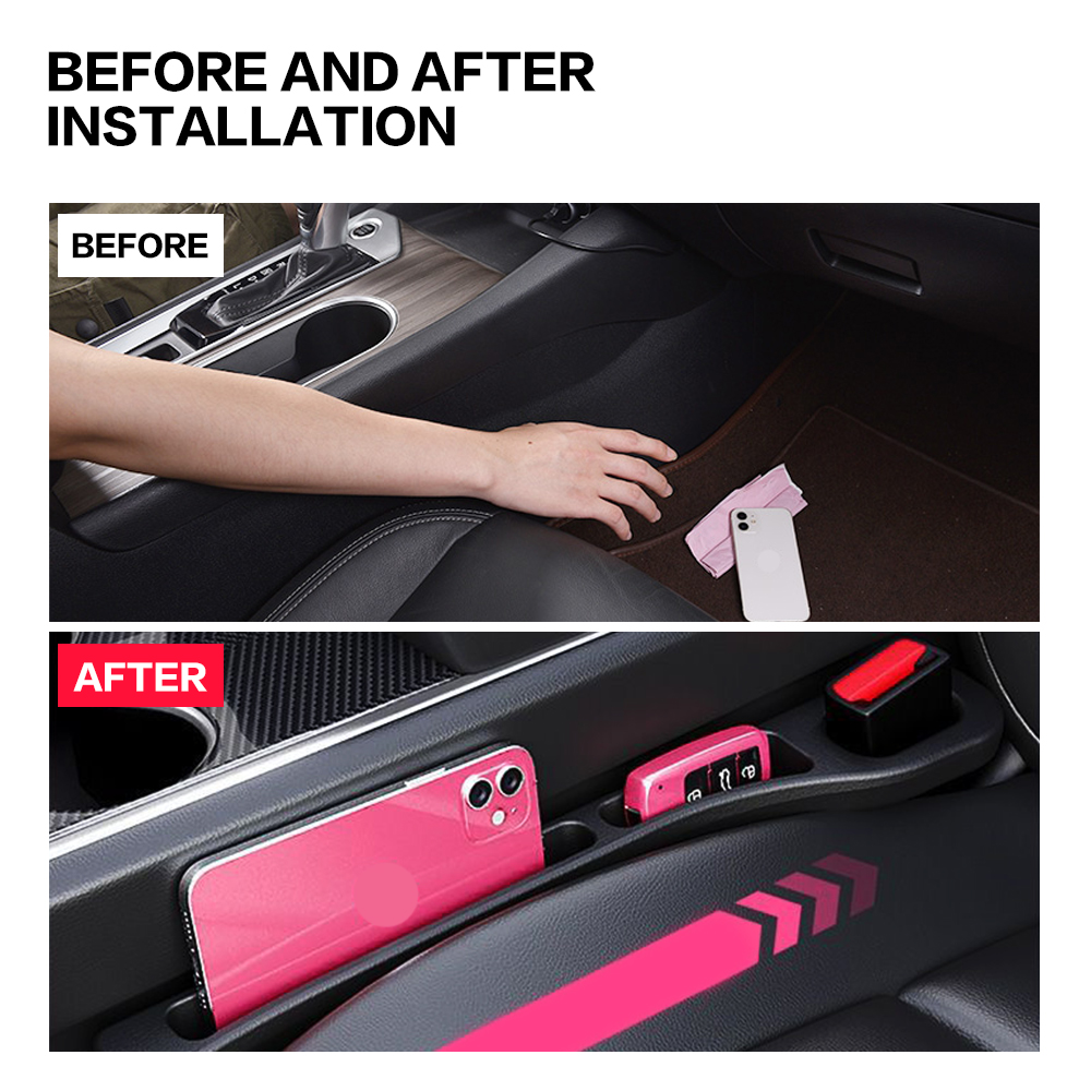 2PCS New Car Seat Gap Filler B - огляд і ціна D.A.D Car Accessories