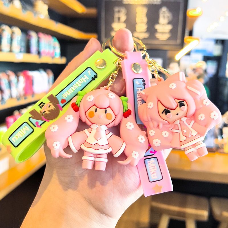 Hatsune Miku Keychain Cartoon  - огляд і ціна Car Accessories Company