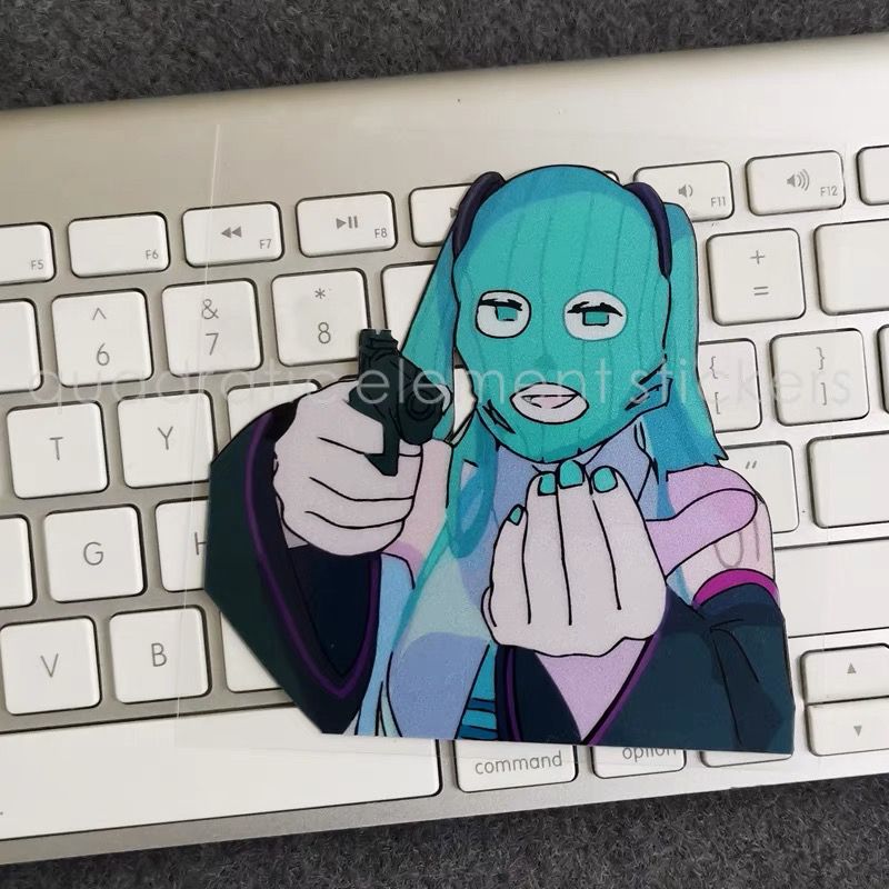 Miku Motorcycle Sticker Water  - огляд і ціна Car Accessories Girl