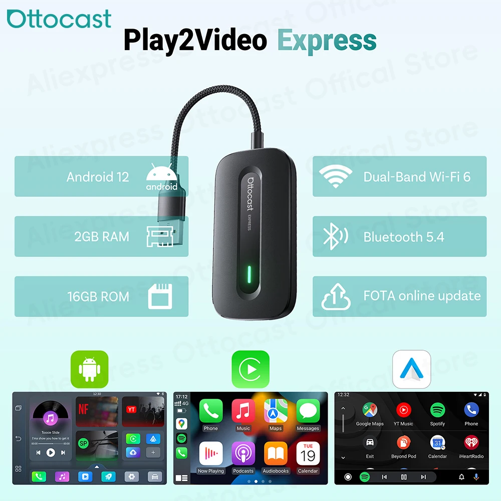 OTTOCAST Play2Video Express Wi - огляд і ціна Car Accessories Youtube