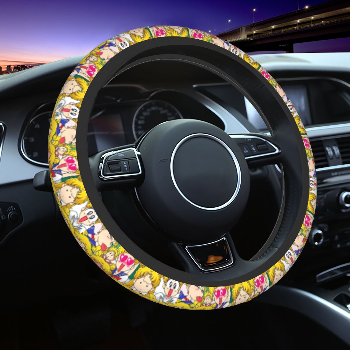 Usagi Steering Wheel Cover for - огляд і ціна Car Accessories Girl