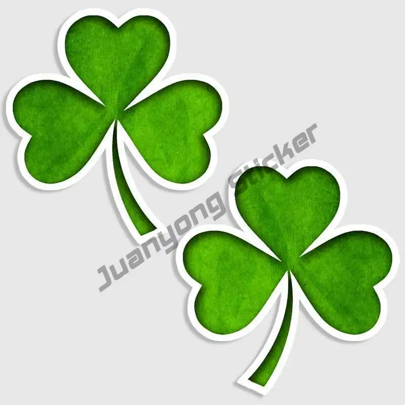 2pk Irish Shamrock Clover Deca - огляд і ціна Car Accessories Ireland