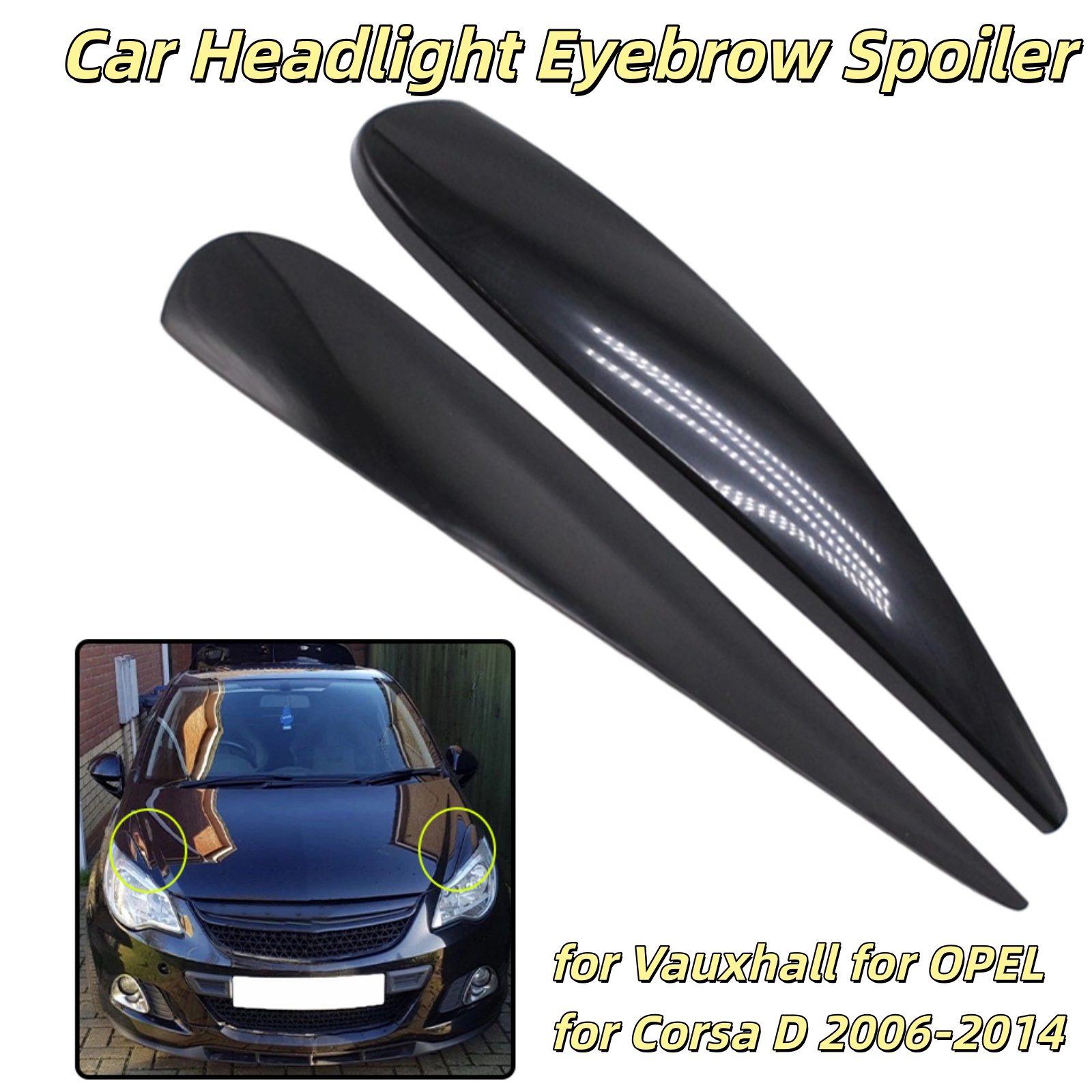 Headlight Eyebrows Eyelid Cove - огляд і ціна D.A.D Car Accessories