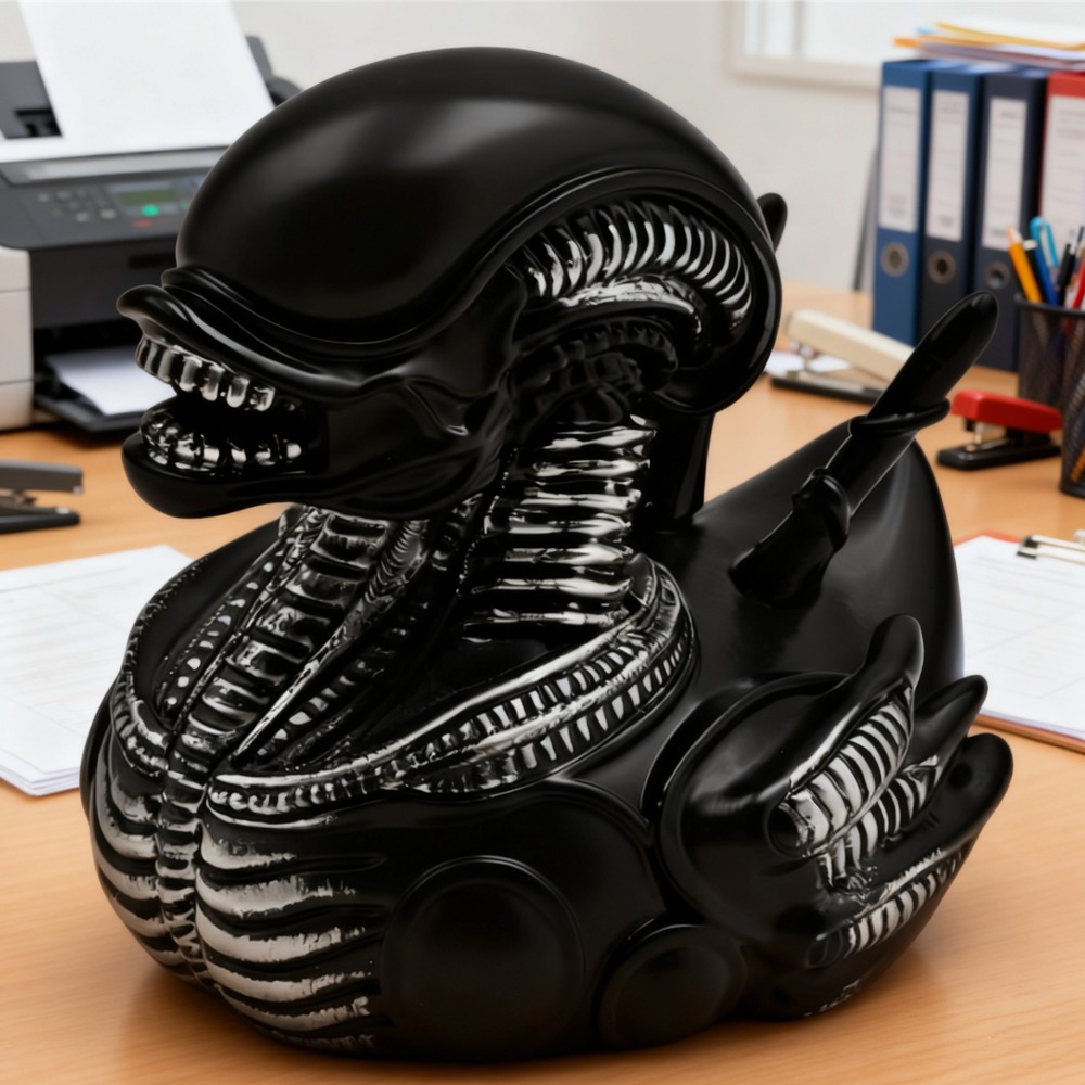 Alien Duck Resin Statue，Evil A - огляд і ціна Car Accessories Walmart
