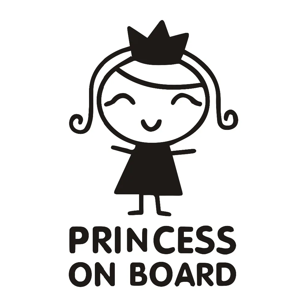 Car Stickers Personality Princ - огляд і ціна Car Accessories Girl