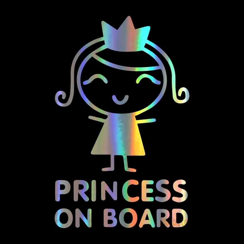 Car Stickers Personality Princ - огляд і ціна Car Accessories Girl