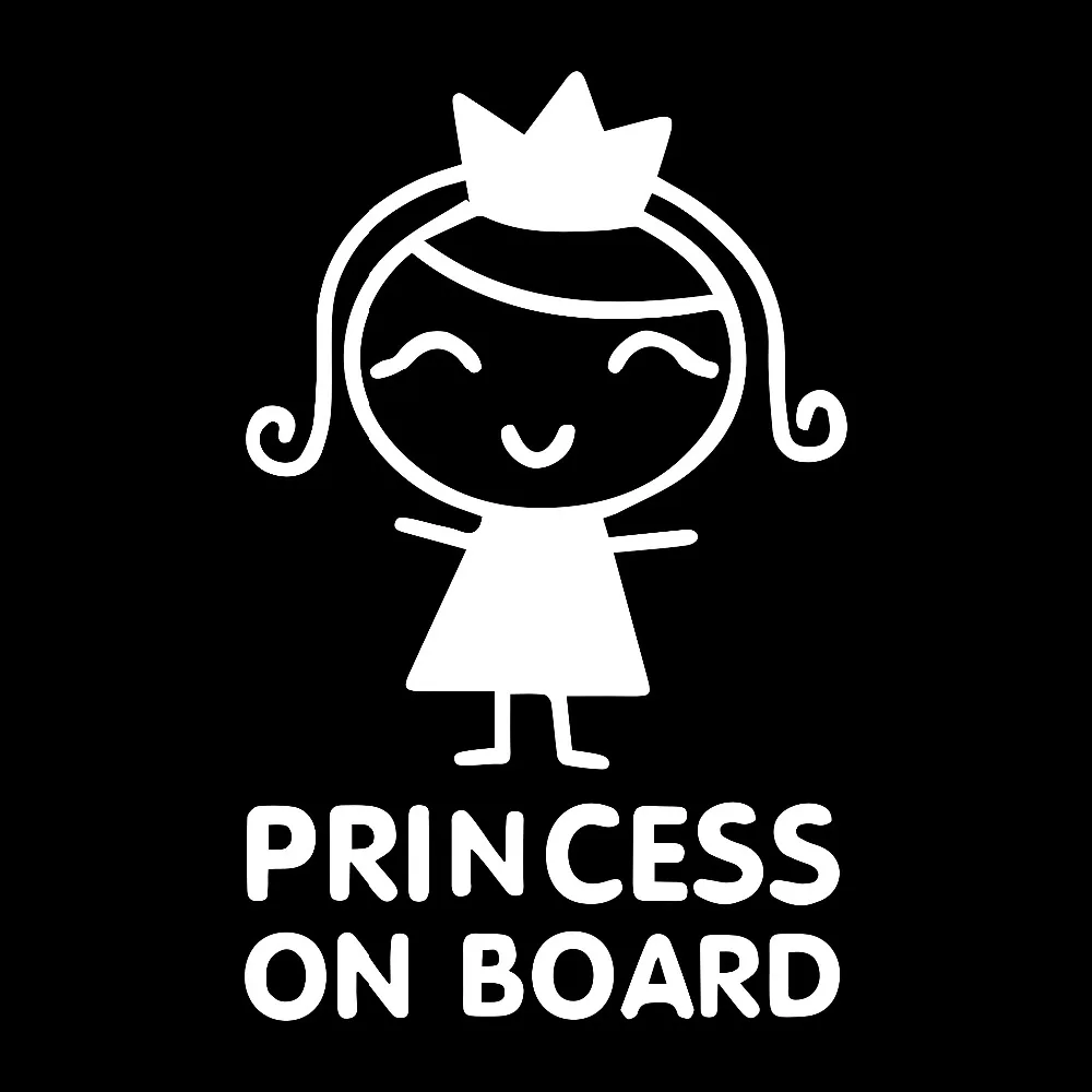 Car Stickers Personality Princ - огляд і ціна Car Accessories Girl