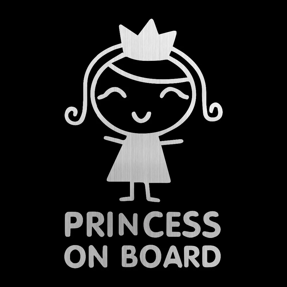 Car Stickers Personality Princ - огляд і ціна Car Accessories Girl