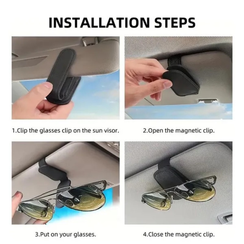 Car Sun Visor Glasses Case Hol - огляд і ціна Car Accessories Company