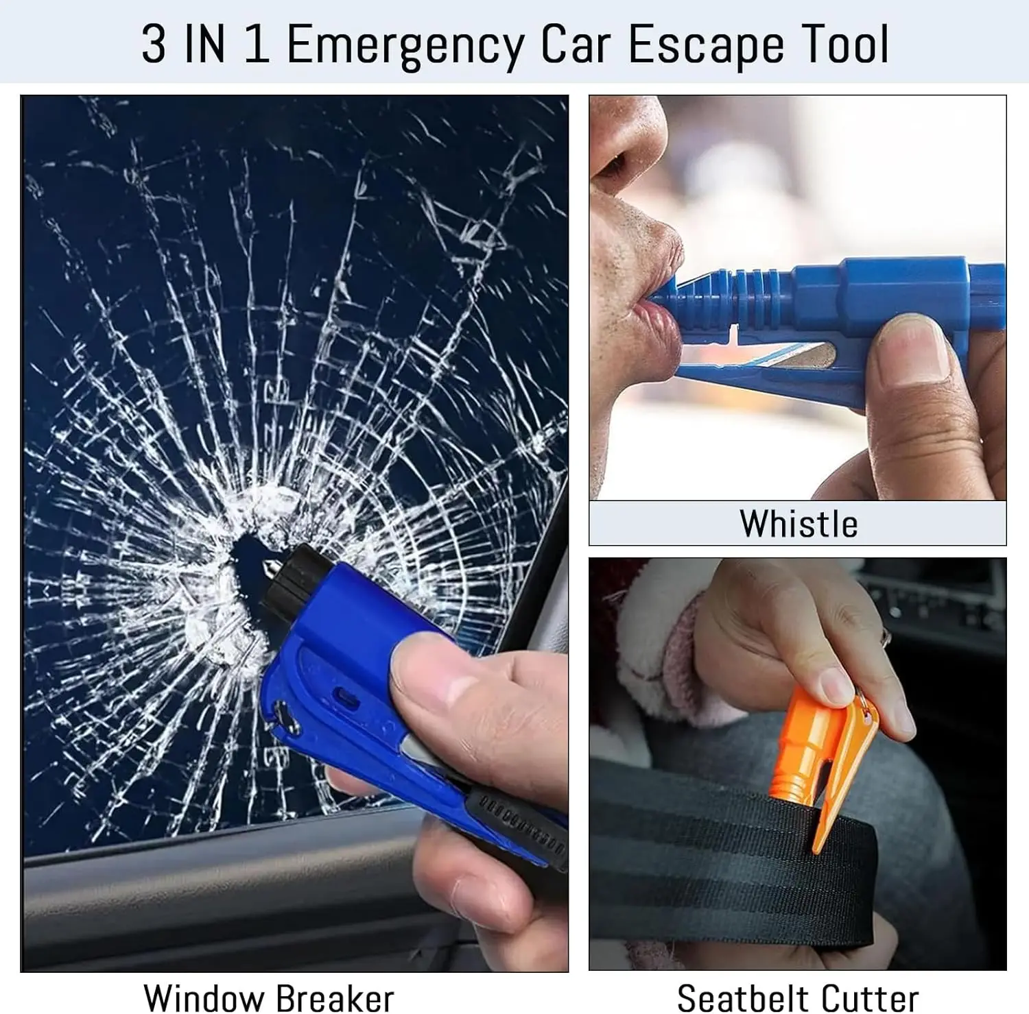 Safety Hammer Car Escape Tool  - огляд і ціна Car Emergency Tool Kit