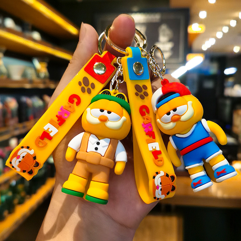 Creative Garfield Keychain Car - огляд і ціна Car Accessories Wholesale