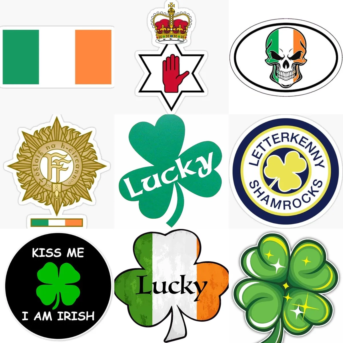 Ireland Flag Luck Clover Creat - огляд і ціна Car Accessories Ireland