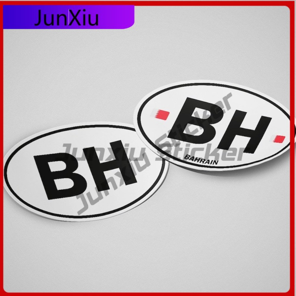Bahrain Flag Sticker Oval-shap - огляд і ціна Car Accessories Bahrain
