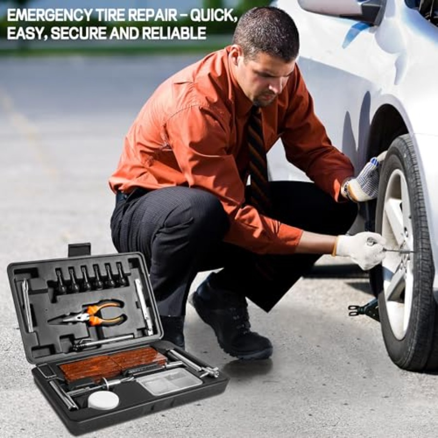 Solid Stainl Steel Tire Repair - огляд і ціна Car Emergency Tool Kit