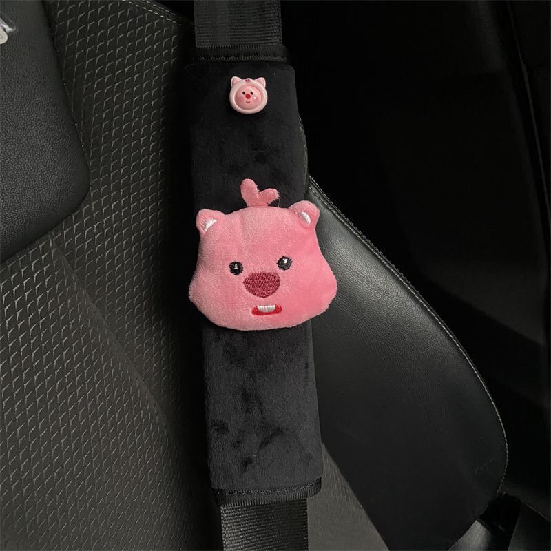 Car Seat Belt Decoration Plush - огляд і ціна Car Accessories Girl
