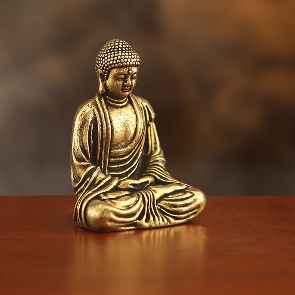 Mini Brass Tathagata Buddha St - огляд і ціна Car Accessories Walmart