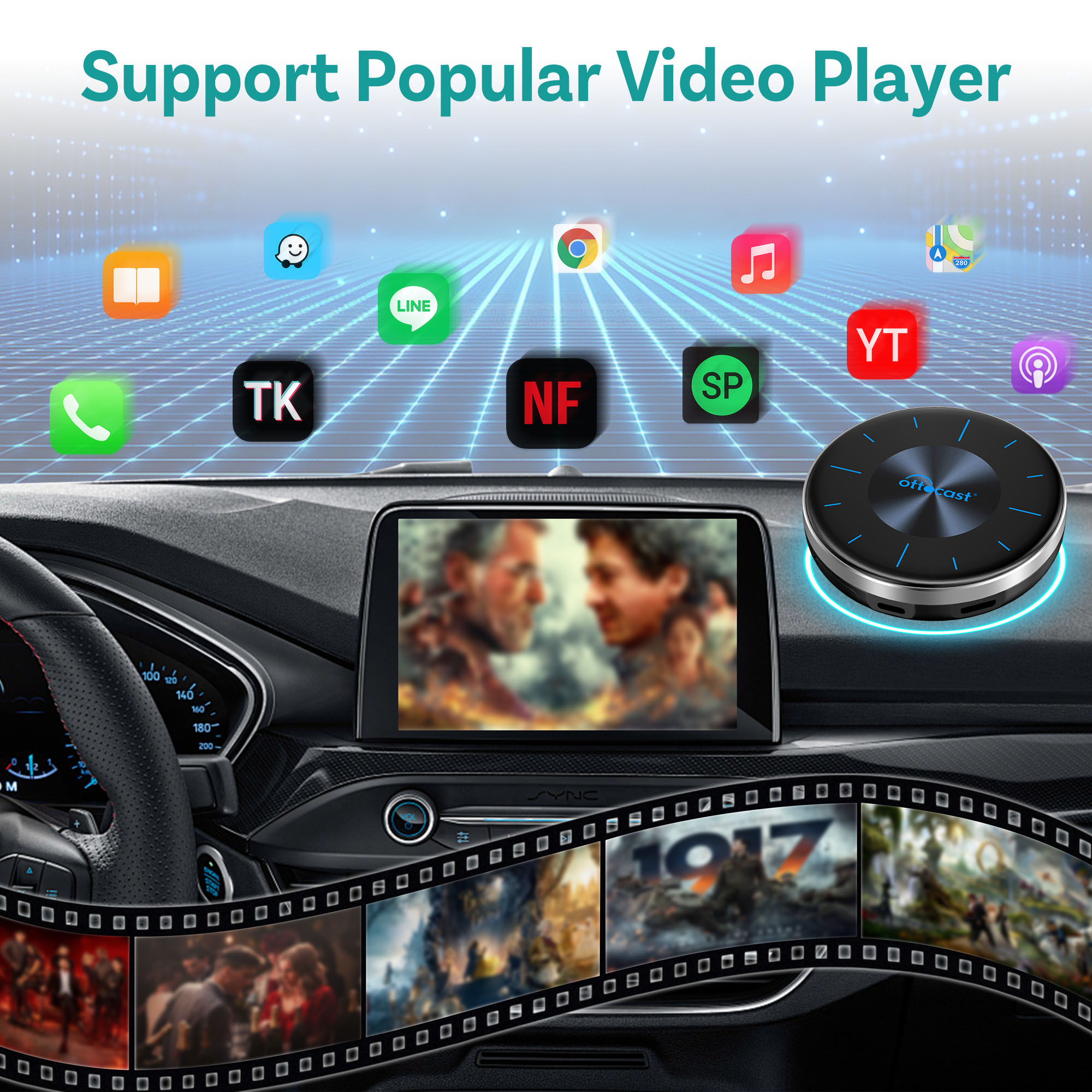 OTTOCAST P3 AI Box Android 12  - огляд і ціна Car Accessories Youtube